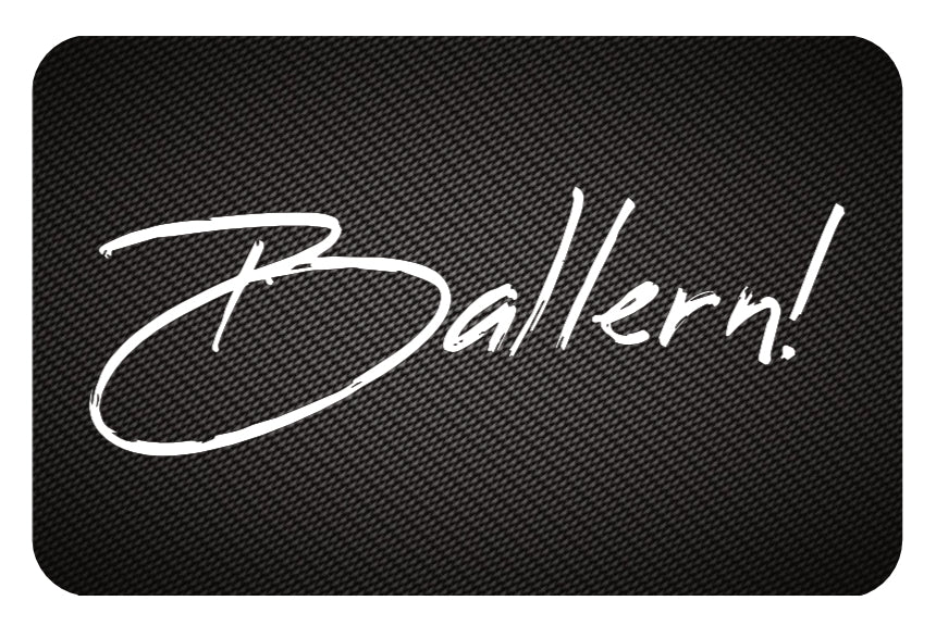 Set di 2 tubi con carte hack "Ballern" – Elegante, stabile e pratico